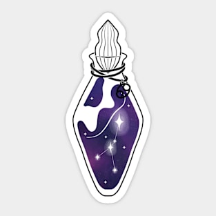 Cancer ~ Constellation in a jar ~ Potion Bottle Sticker